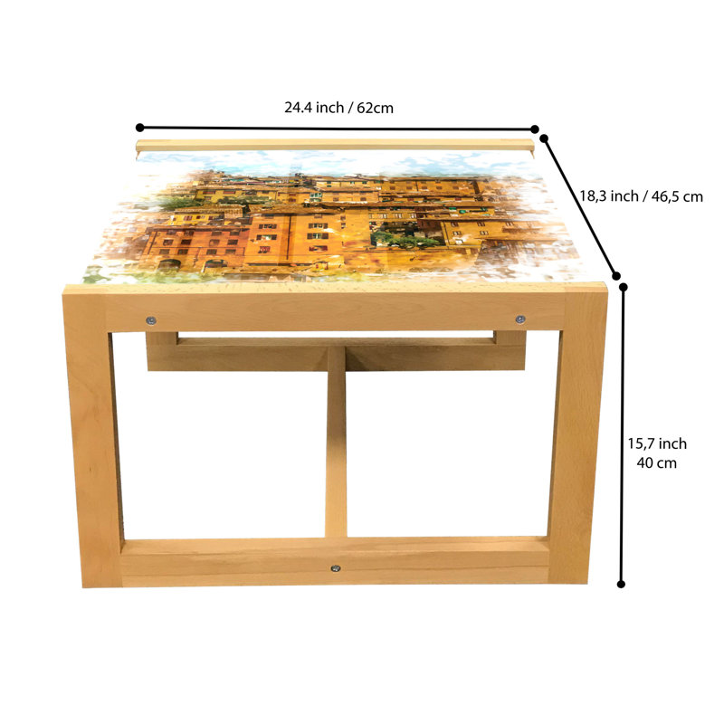 Jaimi-Lee Trestle Coffee Table, 40cm H x 46.5cm W x 62cm D