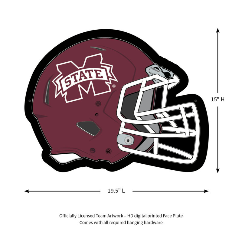 Enseigne murale NCAA Team, Université de l'état du Mississippi