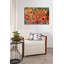"S croquis cadmium orange", reproduction sur toile tendue-20648371