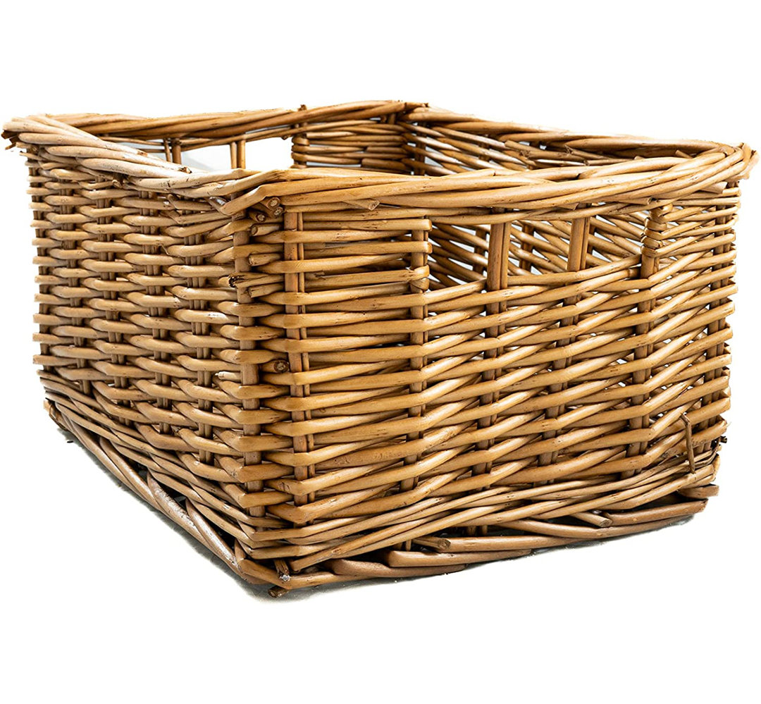 Rectangular Wicker Storage Basket