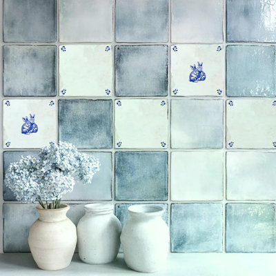 12" x 12" Vinyl Peel and Stick Mosaic Tile