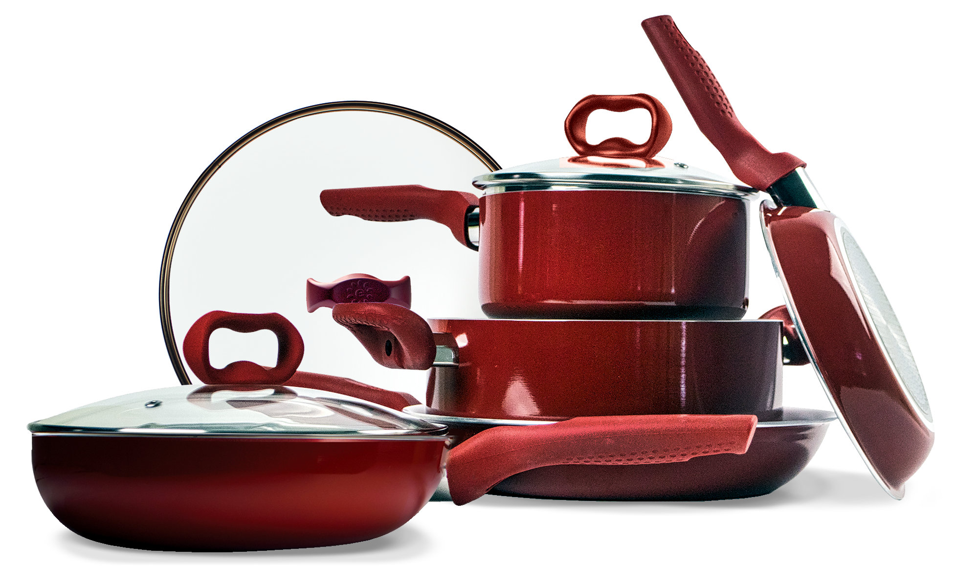 Ecolution Bliss Nonstick Ceramic Cookware Set 8 Piece And Reviews Wayfair Canada