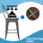 Makhzane Counter Stool with Metal Frame-676890459