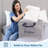 Summer Comforter King Size  Light Duvet Insert For Hot Sleepers Noiseless & Extra Soft