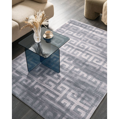 Aishe Geometric Area Rug