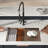 Tourner 30 x 19 Stainless Steel, Single Basin, Undermount Kitchen Workstation Sink-53540370
