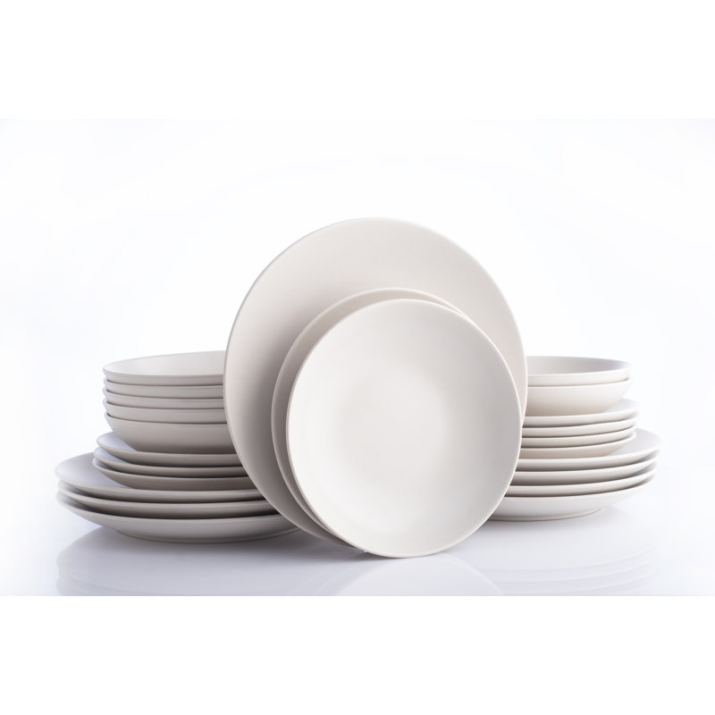 Service de table 24 pièces Porto By Stone Lain Semplice, Blanc