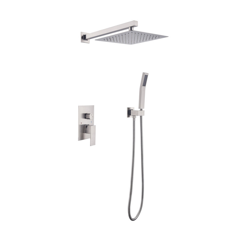All-In-One Kit with Rough in-Valve, Brushed Nickel