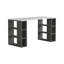 Simone Modern Desk with Built-in Bookcase – Stylish Workspace Desk with 6 Open Shelves-54467376-94592015-134172670
