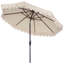Outdoor Uv Resistant Elegant Valance Manual Tilt Umbrella-506447889-506447882