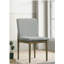 Ensemble de 2 chaises d'appoint en tissu gris clair Natural Tone