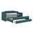 Hedglin Twin Size Upholstered Daybed with Trundle-1157370581