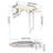 35.4X11.8” Pull-Out Ironing Board-125075930