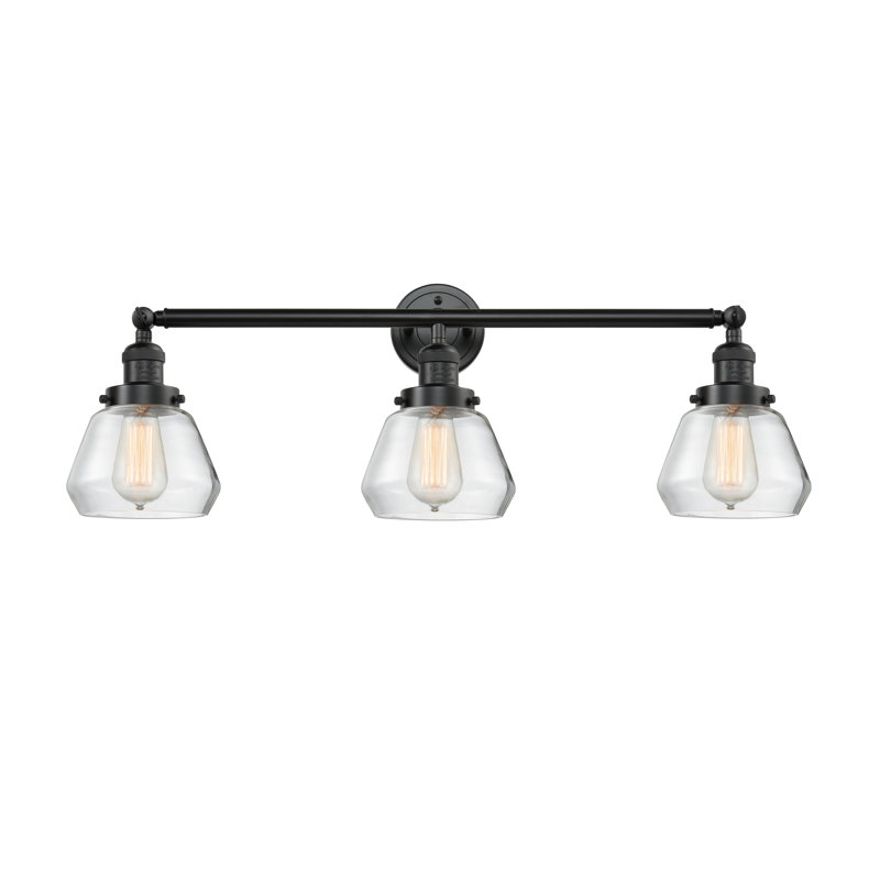 Chill 3 - Light Dimmable Vanity Light, Clear, Oil Rubbed Bronze, 6 Watt Vinage LED Bulb