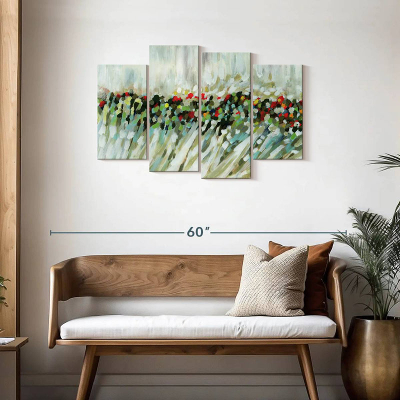 Tourbillons de coquelicots Avery, H 27 po x l 43 po