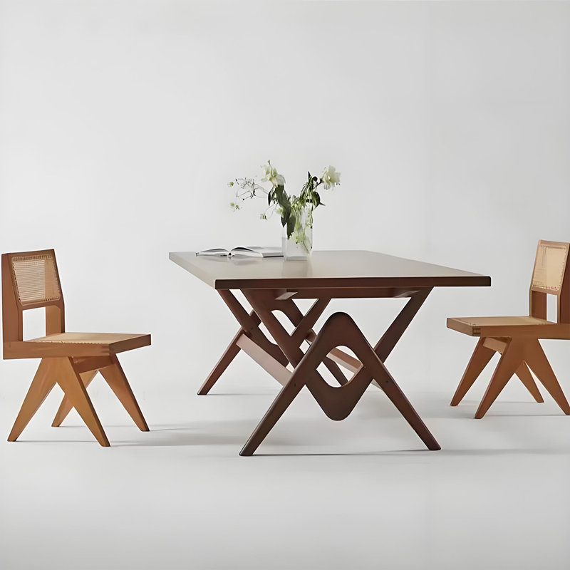 High-end solid wood dining table, 29.52"H x 102.36"L x 39.37"W