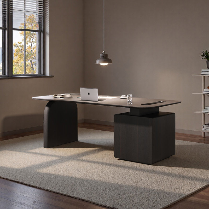 Bureau unique avec surface de travail spacieuse, H 29,53 po x l 70,87 po x P 27,56 po