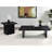 Exeter Black Square End Table