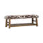 Banc de rangement rembourré Rego