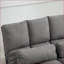Fauteuil convertible Lazy Gris foncé | Polyester