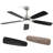 Sofucor 52" 5-Blades Standard Ceiling Fan with LED Lights and Remote Control-Nova-1820426881