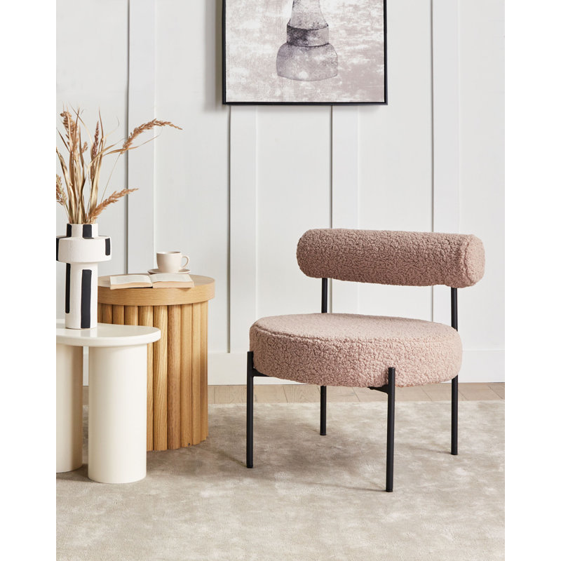 ALPHA Upholstered Side Chair, Beige