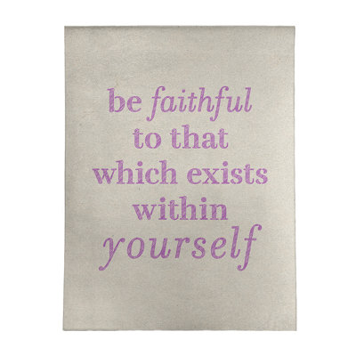 Quotes Chenille Indoor Rug