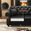Canapé capitonné 82,6 po Mid-Century Chesterfield-816354086