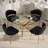 Round Glass Dining Set for 4-6-577965369-577965374-577965372
