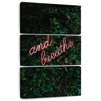 Tergel et Breathe, typographie