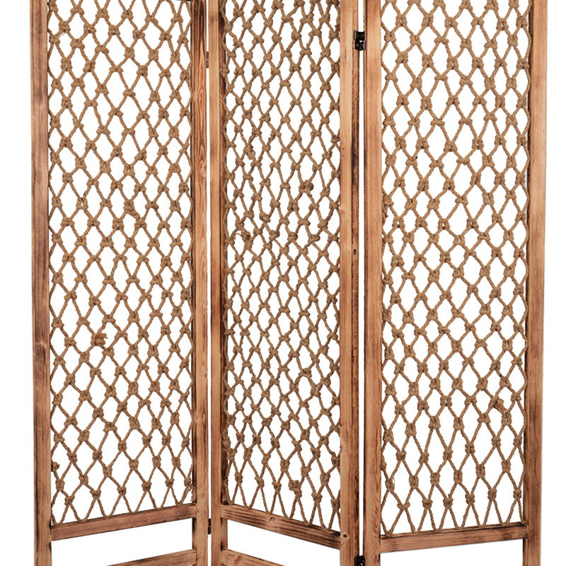 Paravent en bois naturel 60 x 69 Ruben