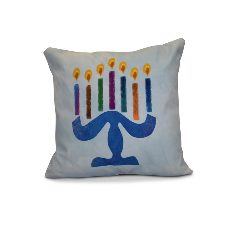  Housse de coussin carré et insert, Bleu, 20 po X 20 po