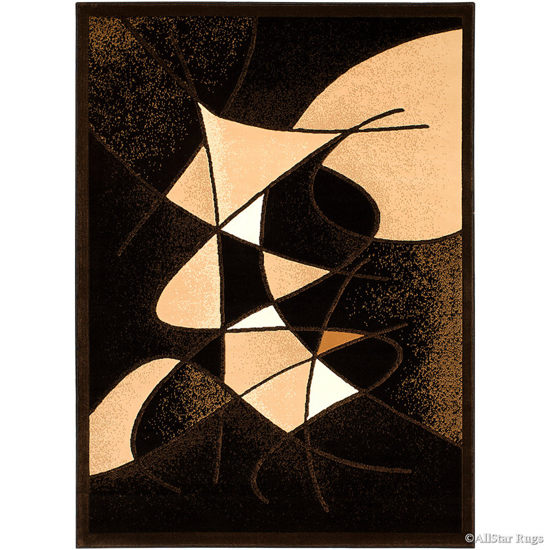 Abstract Indoor Rug, 5'2" x 7'2"