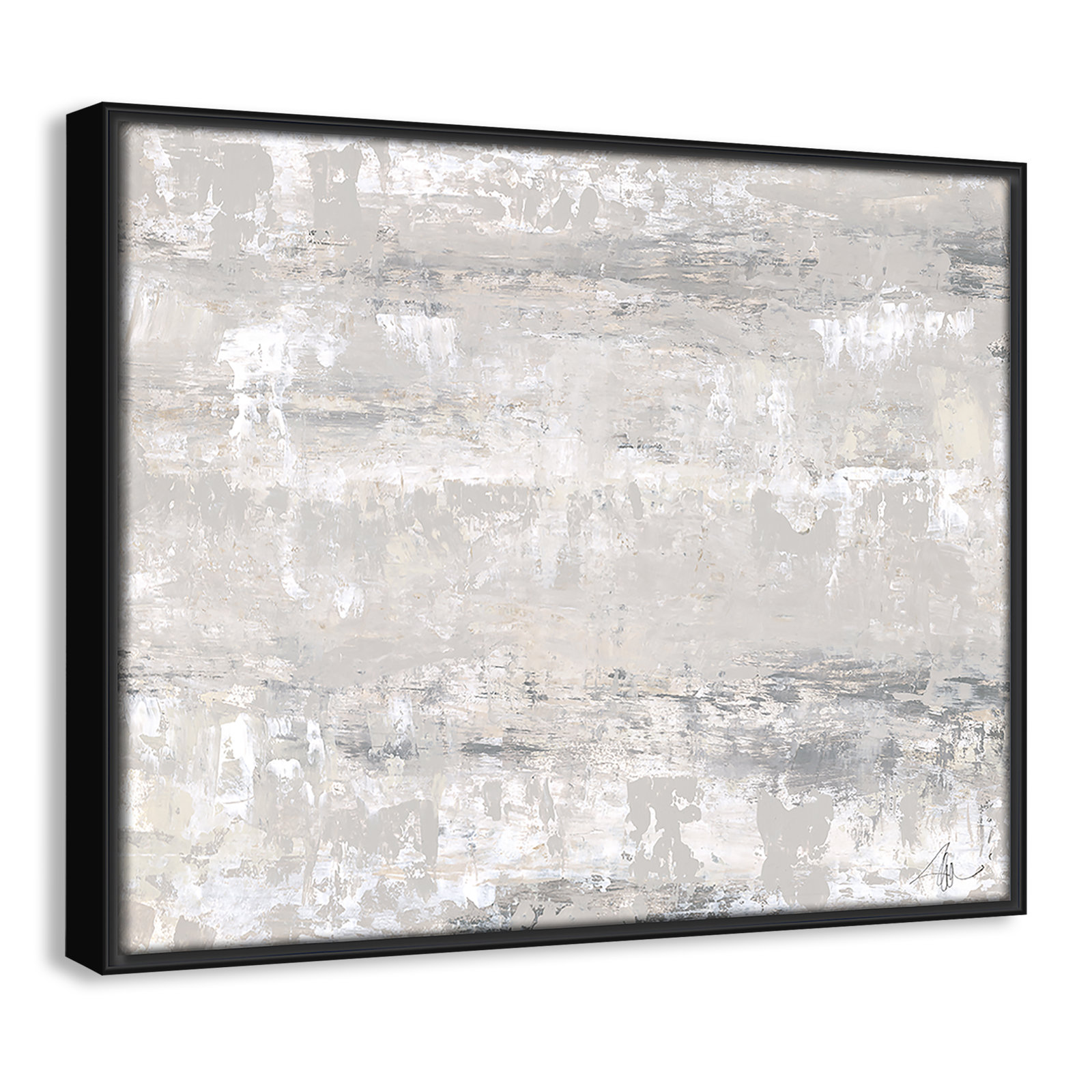 Tryston "Desert Winds" Print by Filippo Ioco, Black Framed Canvas, 12.5" H x 15.5" W x 2" D
