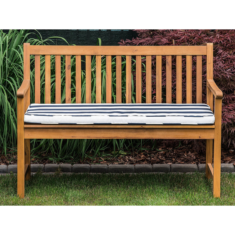 Thura Solid Wood Outdoor Bench, 88cm H x 120cm W x 61cm D