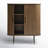 Iris 2-Door Accent Cabinet with Tambour Doors -80860623