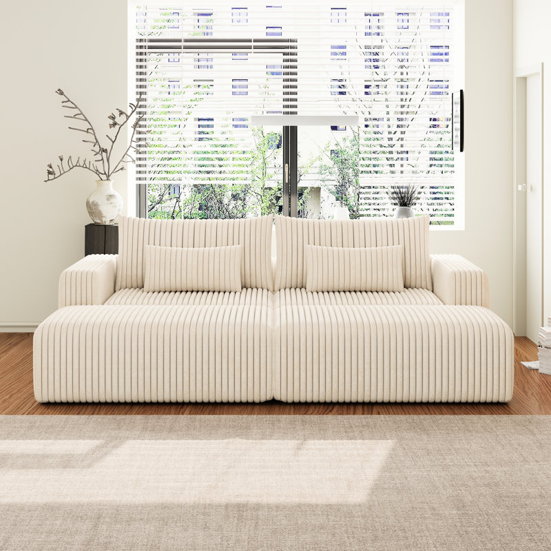 Fauteuil modulaire Comfy, H 30,93 po x l 30,35 po x P 30,05 po, Beige