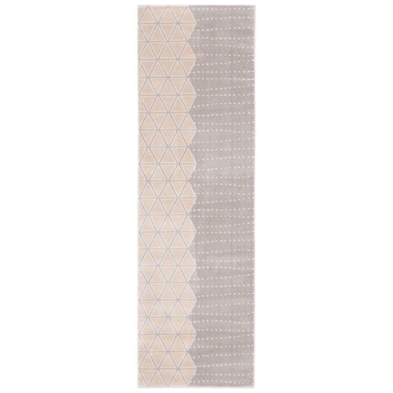 Tapis gris Aslin, Tapis de couloir 2 pi 2 po x 11 pi