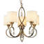 Sangerfield 5 - Light Shaded Chandelier