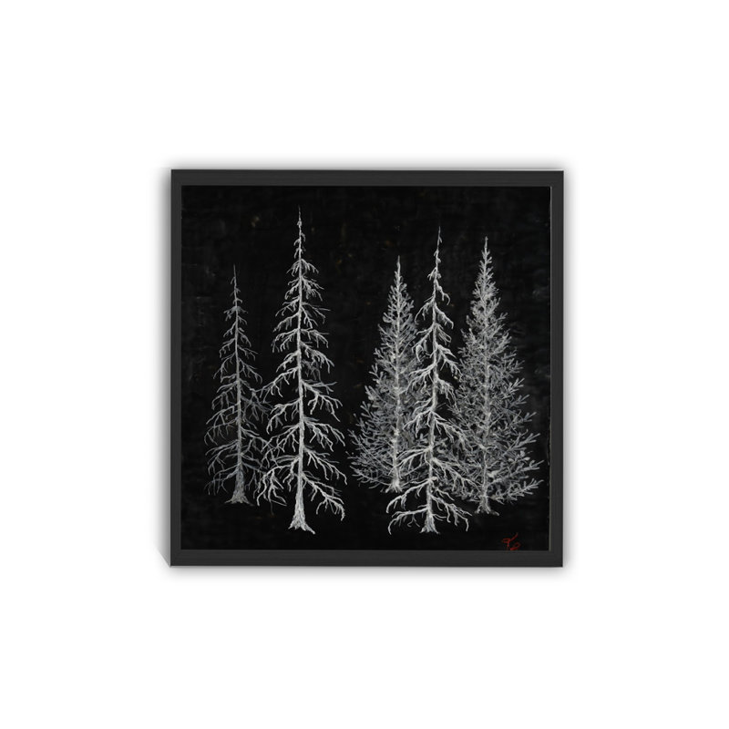 «Monoscape XXX III», art mural par Karen Biery, Cadre flottant noir, H 20 po x l 20 po