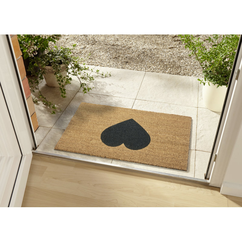 Doormat Heart, Black