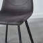 Ensemble de 2 chaises de salle à manger de style Mid-Century moderne en métal pour chaises de cuisine et de salle à manger
