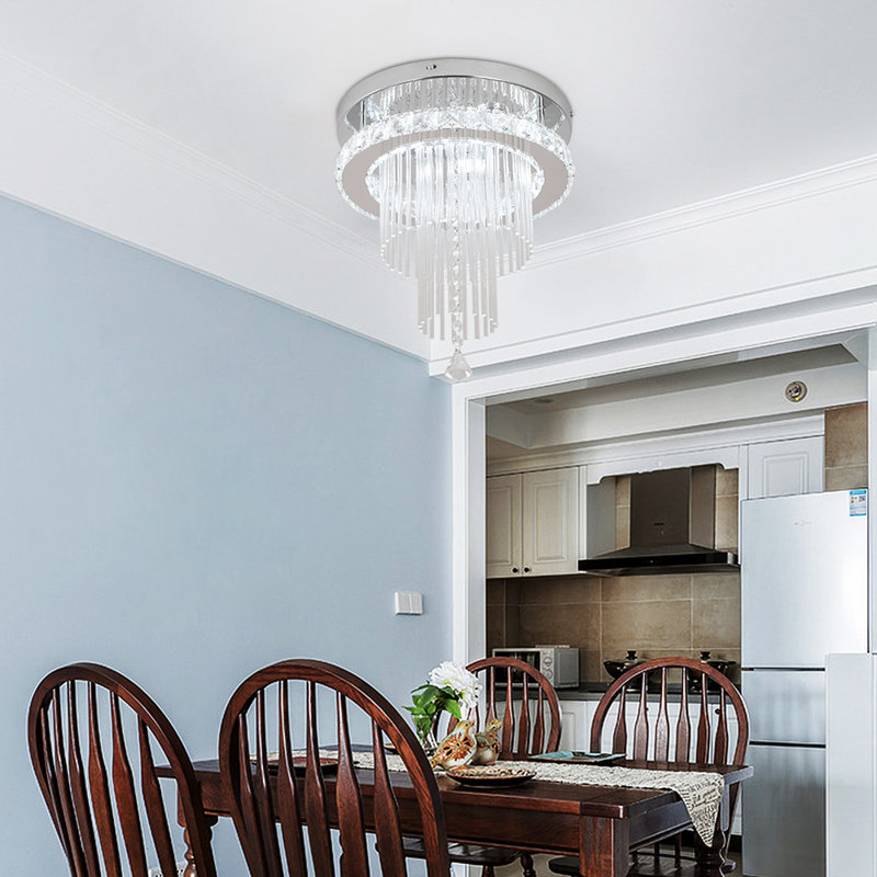 Repton 1 - Light Crystal LED Chandelier, Cool White Light (6000K)
