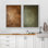 Art mural abstrait, ensemble de 2 reproductions d'art encadrées sur toile