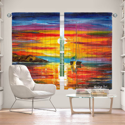 Jenavieve Room Darkening Curtain Pair