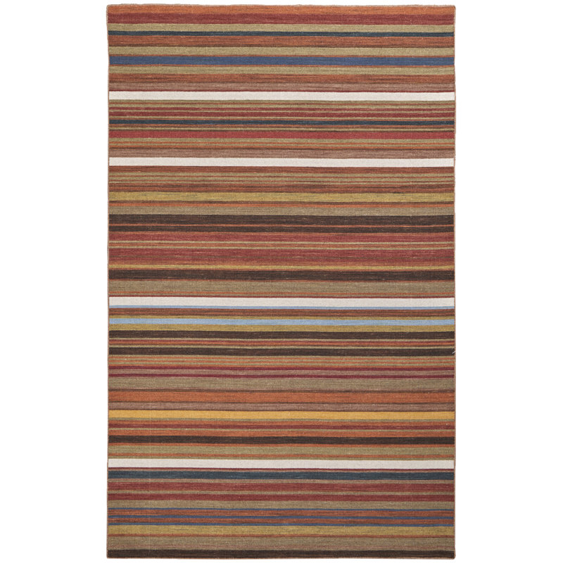 Faouzi Striped Indoor Rug, Rectangle 8' x 10'