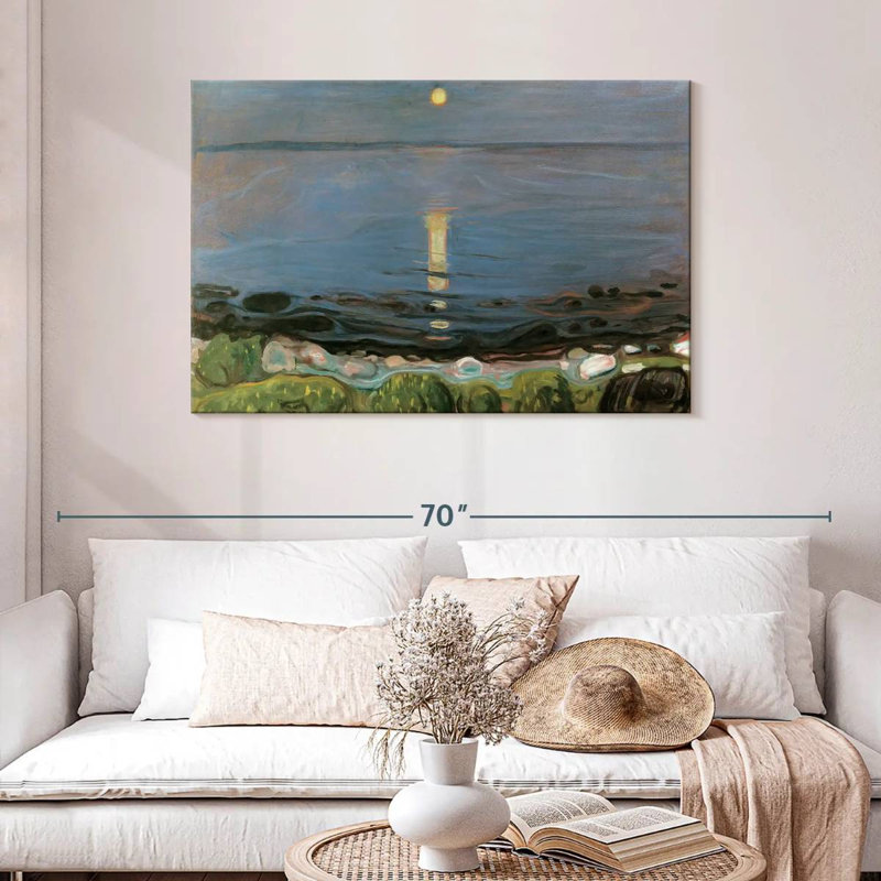 Avery Summer Night By The Beach, H 30 po x l 45 po