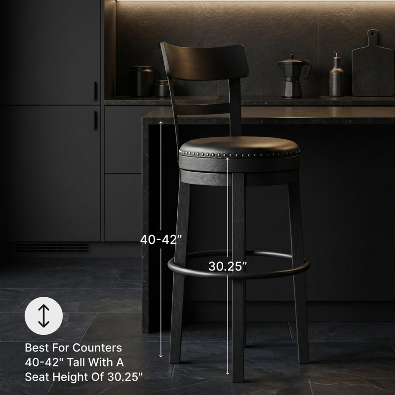 Tabouret de bar rotatif Daiah