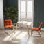 Furman Glass Top Metal Base Dining Table