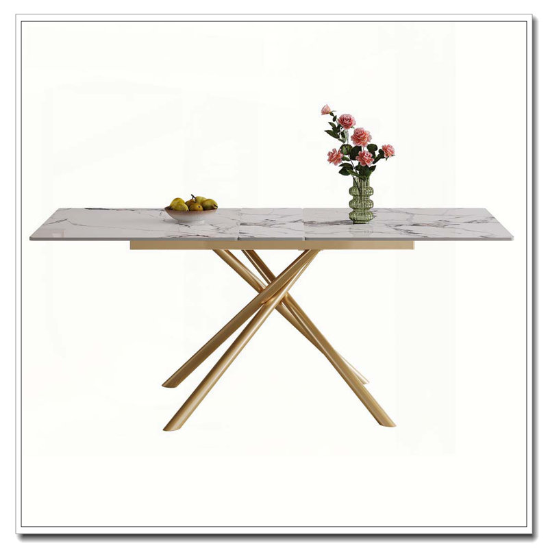 Table de salle à manger 59 po, Blanc